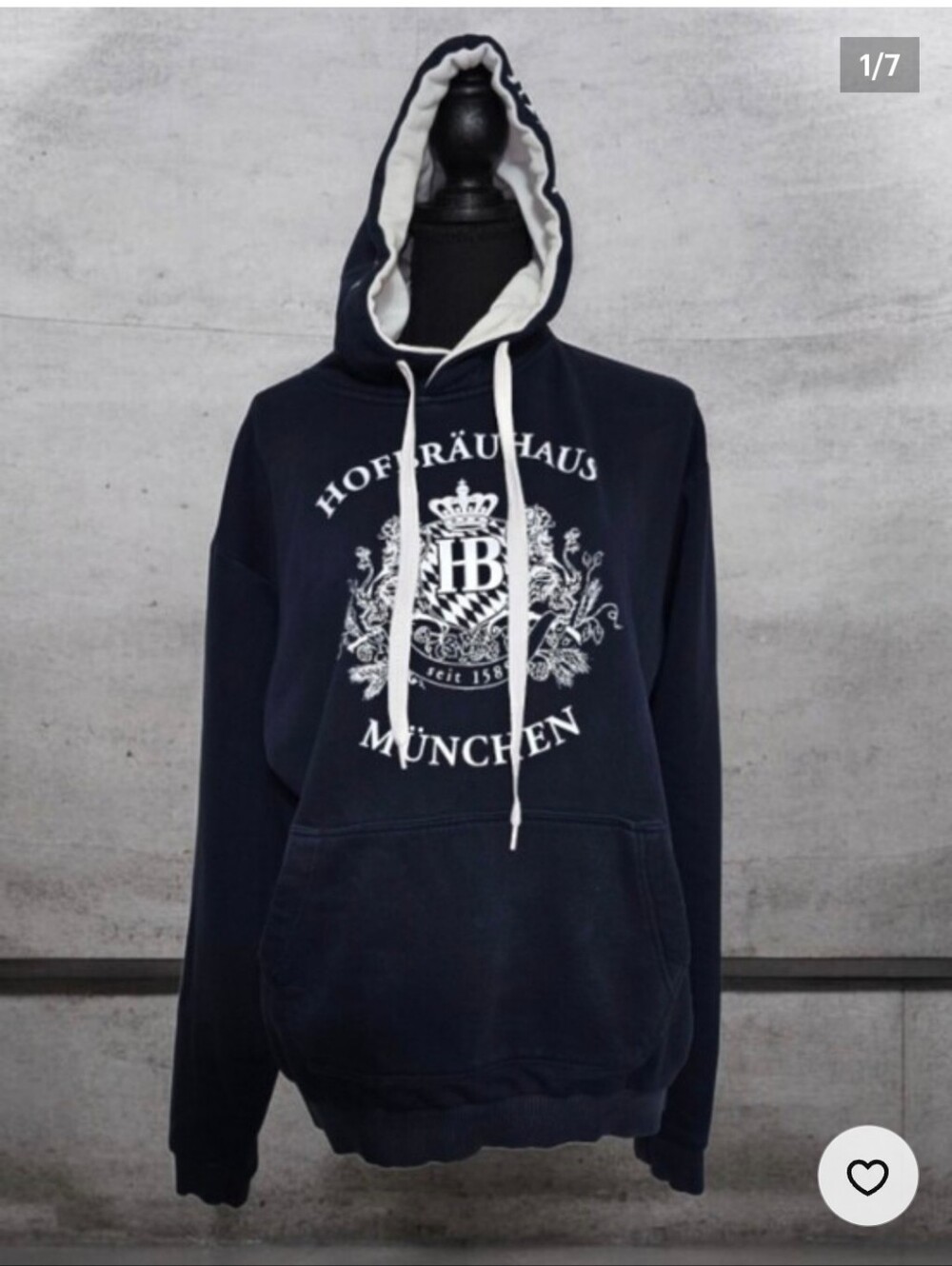 München Navy Hoodie - Men's Casual Pullover